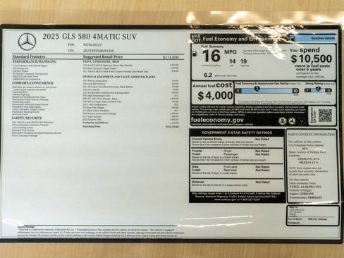 New 2025 Mercedes-Benz GLS 580 4MATIC image 36