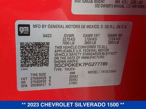 Used 2023 Chevrolet Silverado 1500 LT AWD/4WD image 24