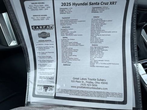 Used 2025 Hyundai Santa Cruz XRT AWD/4WD image 27