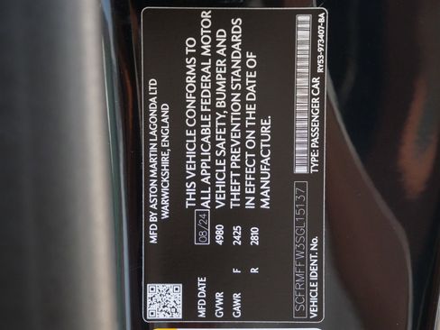 Used 2025 Aston Martin DB12 Coupe RWD image 27