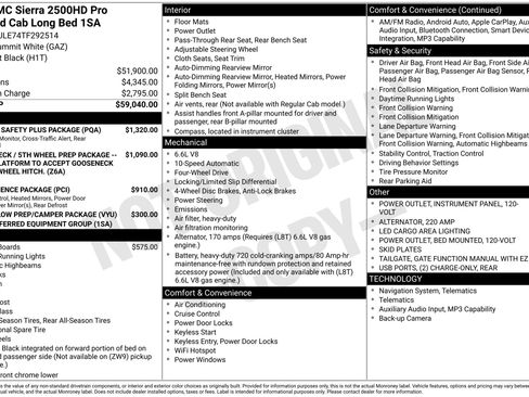 New 2026 GMC Sierra 2500 Pro w/ 1SA Pro Safety Plus Package AWD/4WD image 38