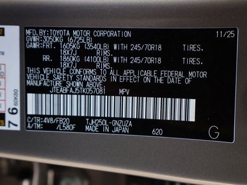 New 2026 Toyota Land Cruiser 1958 image 27