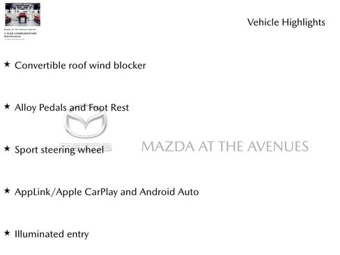 New 2026 MAZDA MX-5 Miata Sport w/ Interior Package RWD image 9