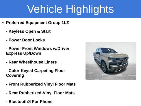 Used 2019 Chevrolet Silverado 1500 LTZ w/ LTZ Plus Package RWD image 5