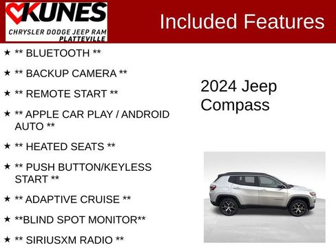 Used 2024 Jeep Compass Limited AWD/4WD image 2
