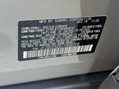 New 2026 Subaru Outback Premium image 33