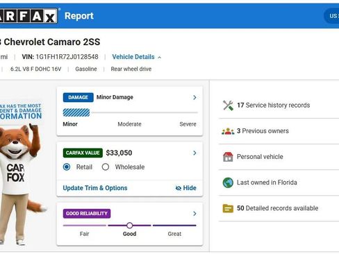 Used 2018 Chevrolet Camaro SS w/ Redline Edition image 2