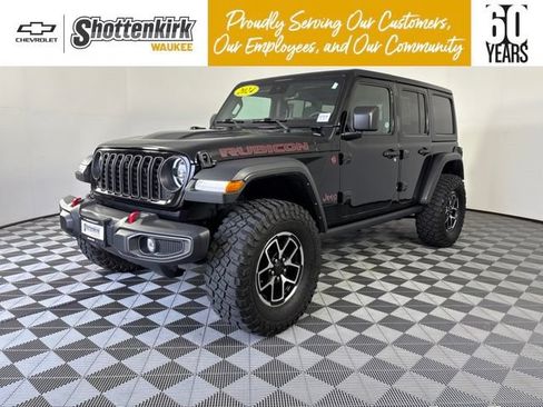 Used 2024 Jeep Wrangler Unlimited Rubicon w/ Technology Group AWD/4WD image 1