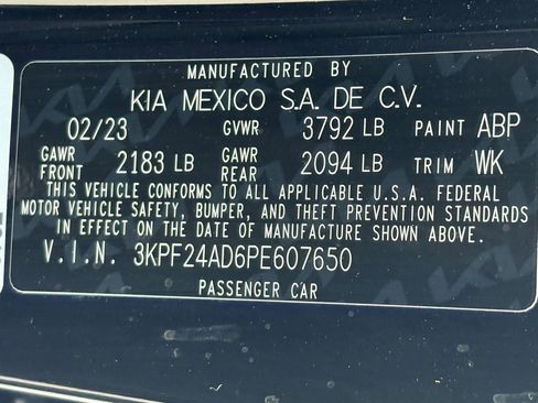 Used 2023 Kia Forte LXS w/ LXS Technology Package image 29