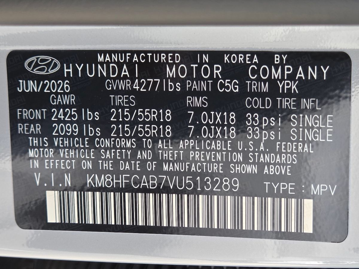 New 2027 Hyundai Kona SEL Sport AWD/4WD image 41