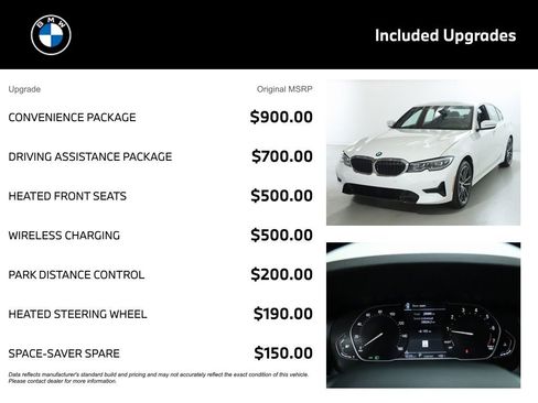 Used 2021 BMW 330i xDrive Sedan w/ Convenience Package AWD/4WD image 4