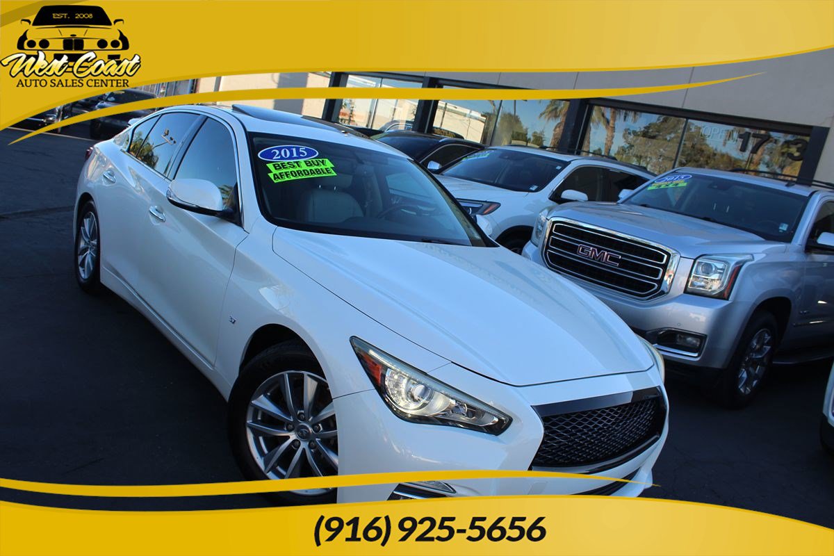 Used 2015 INFINITI Q50 Premium w/ Navigation Package RWD image 1
