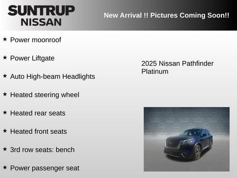 Used 2025 Nissan Pathfinder Platinum w/ Cargo Package AWD/4WD image 12