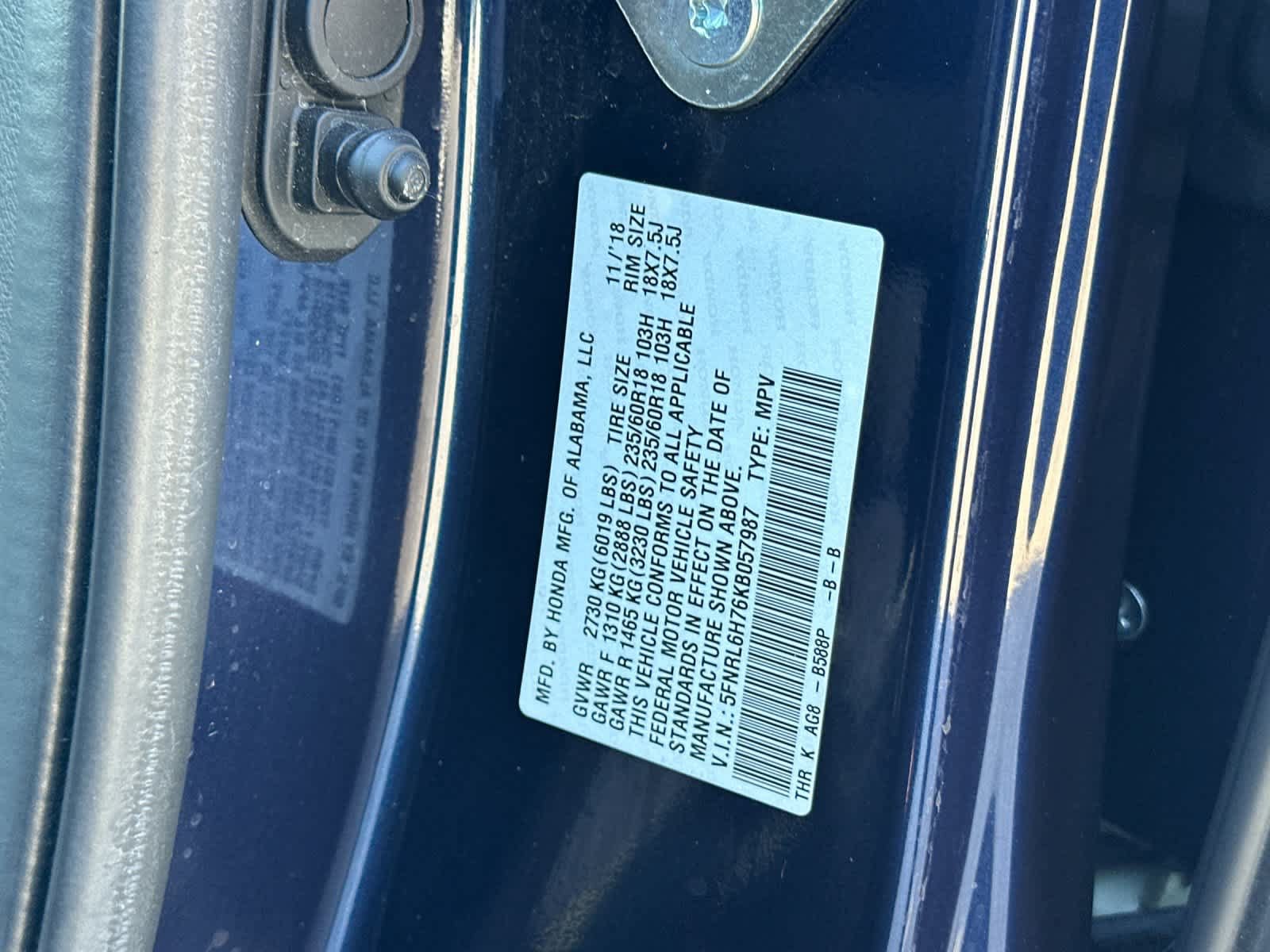 Used 2019 Honda Odyssey EX-L image 32