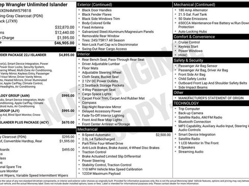 Used 2021 Jeep Wrangler Unlimited Sport AWD/4WD image 8