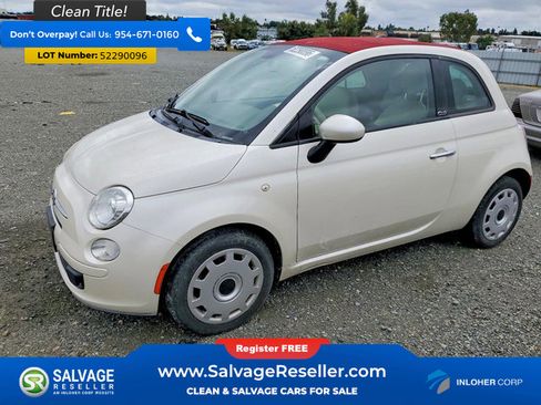 Used 2012 FIAT 500 Pop FWD image 1