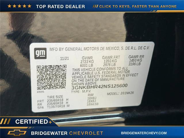 Used 2022 Chevrolet Blazer LT w/ LPO, Floor Liner Package AWD/4WD image 14