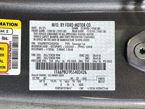 New 2025 Ford Mustang GT Premium image 14