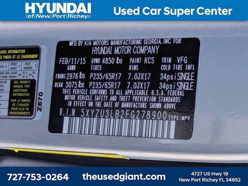 Used 2015 Hyundai Santa Fe Sport w/ Option Group 02 FWD image 36