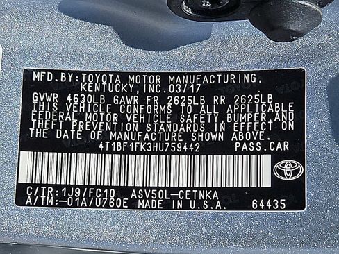Used 2017 Toyota Camry LE FWD image 26