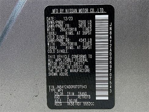 Used 2024 Nissan Armada SV image 31