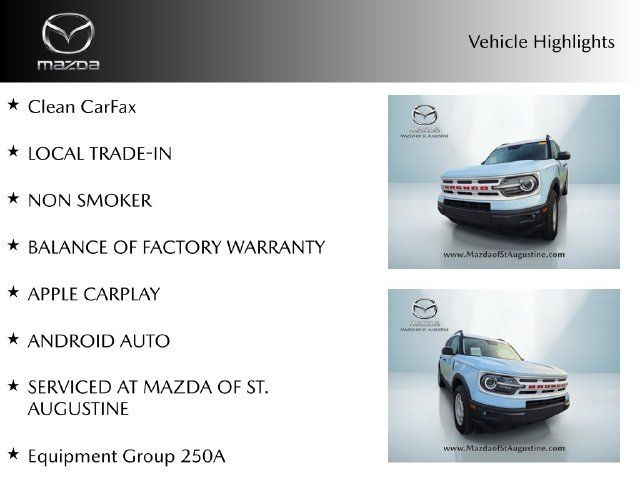 Used 2024 Ford Bronco Sport Heritage w/ Heritage Convenience Package AWD/4WD image 2