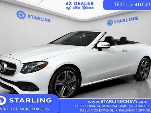 Used 2019 Mercedes-Benz E 450 4MATIC Cabriolet w/ Premium 1 Package image 1