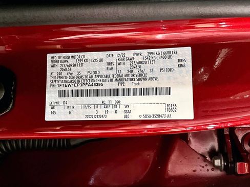 Used 2023 Ford F150 Lariat w/ Equipment Group 502A High image 37