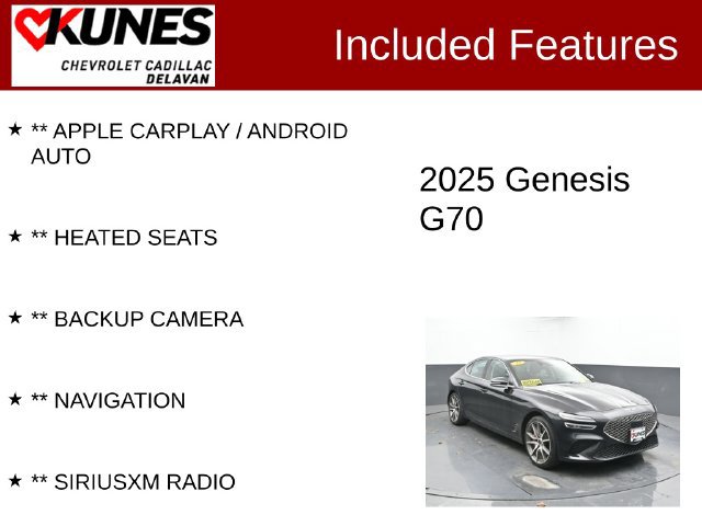 Used 2025 Genesis G70 2.5T AWD/4WD image 3