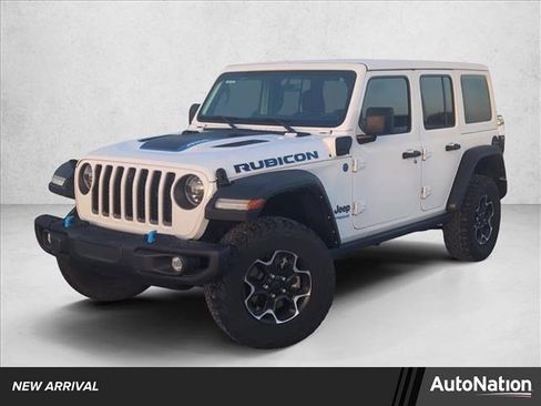 Used 2022 Jeep Wrangler Unlimited Rubicon 4xe w/ Steel Bumper Group image 1