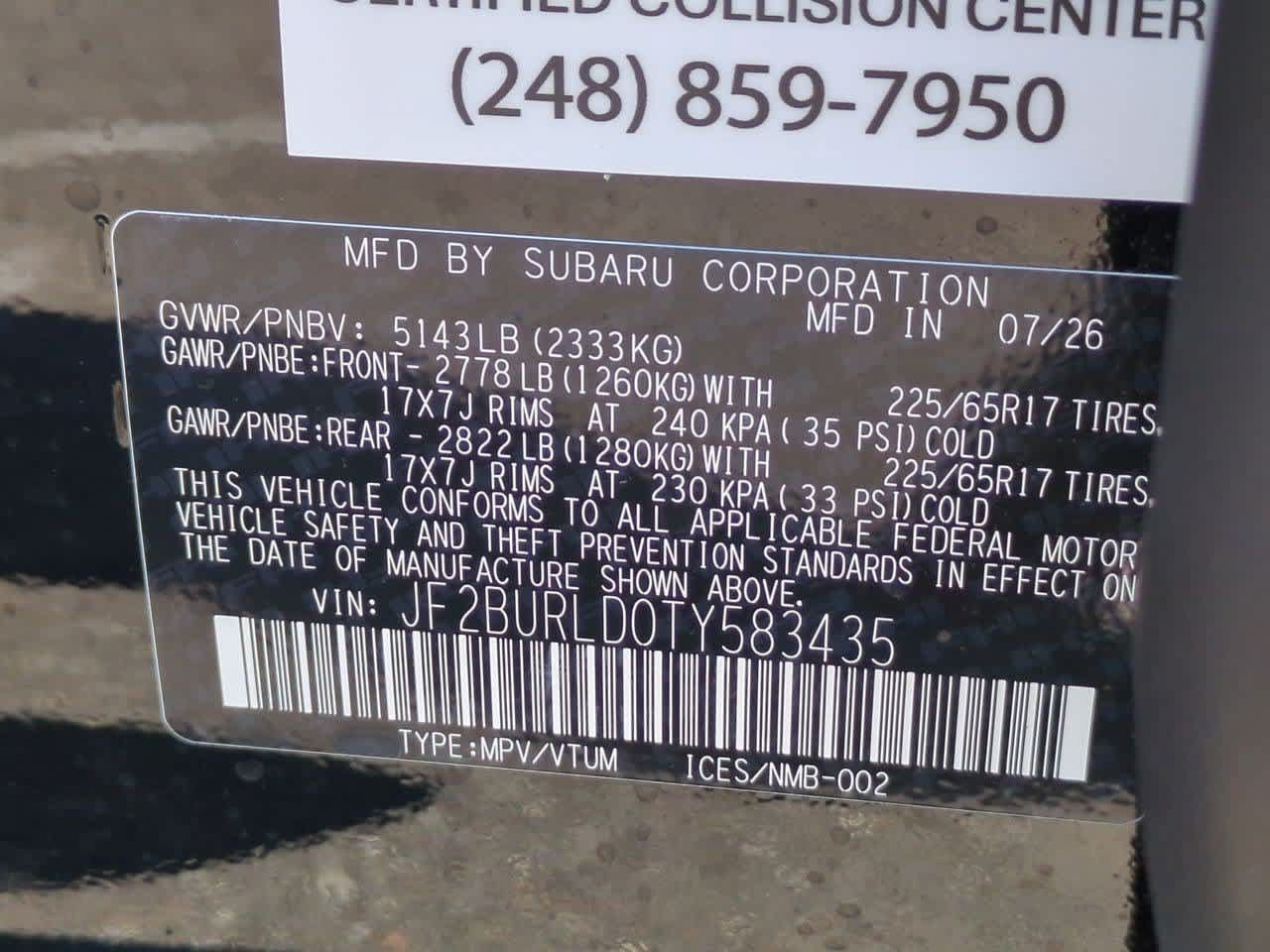 New 2026 Subaru Outback Wilderness AWD/4WD image 36