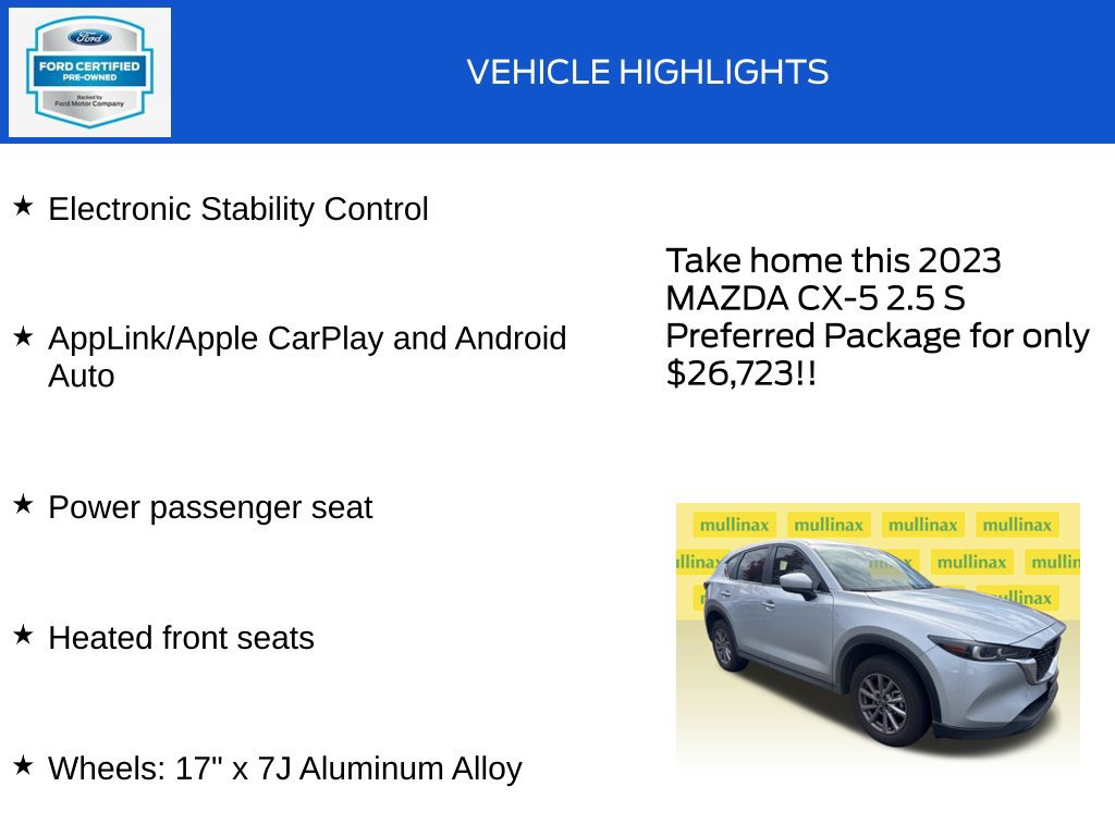Used 2023 MAZDA CX-5 AWD 2.5 S image 19