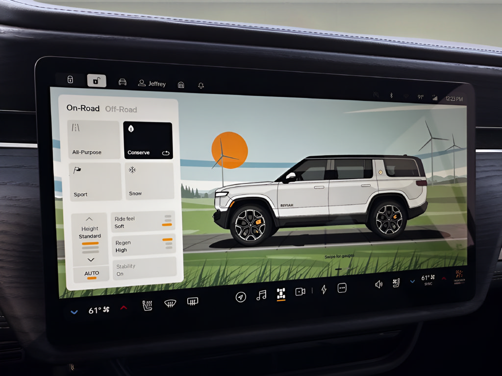 Used 2024 Rivian R1S Adventure Quad AWD/4WD image 8