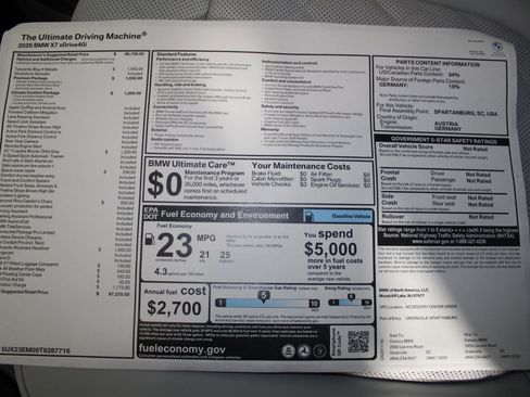 New 2026 BMW X7 xDrive40i w/ Premium Package image 19