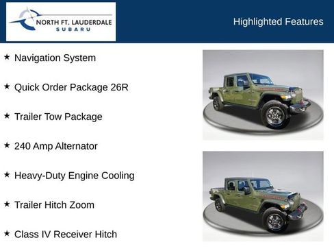 Used 2022 Jeep Gladiator Rubicon w/ Trailer Tow Package image 7