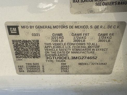 Used 2021 GMC Sierra 1500 SLT AWD/4WD image 36