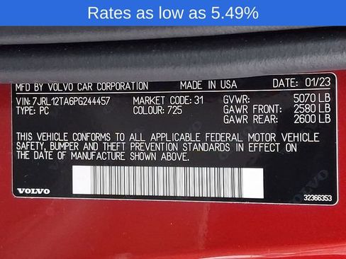 Certified 2023 Volvo S60 B5 Ultimate image 28