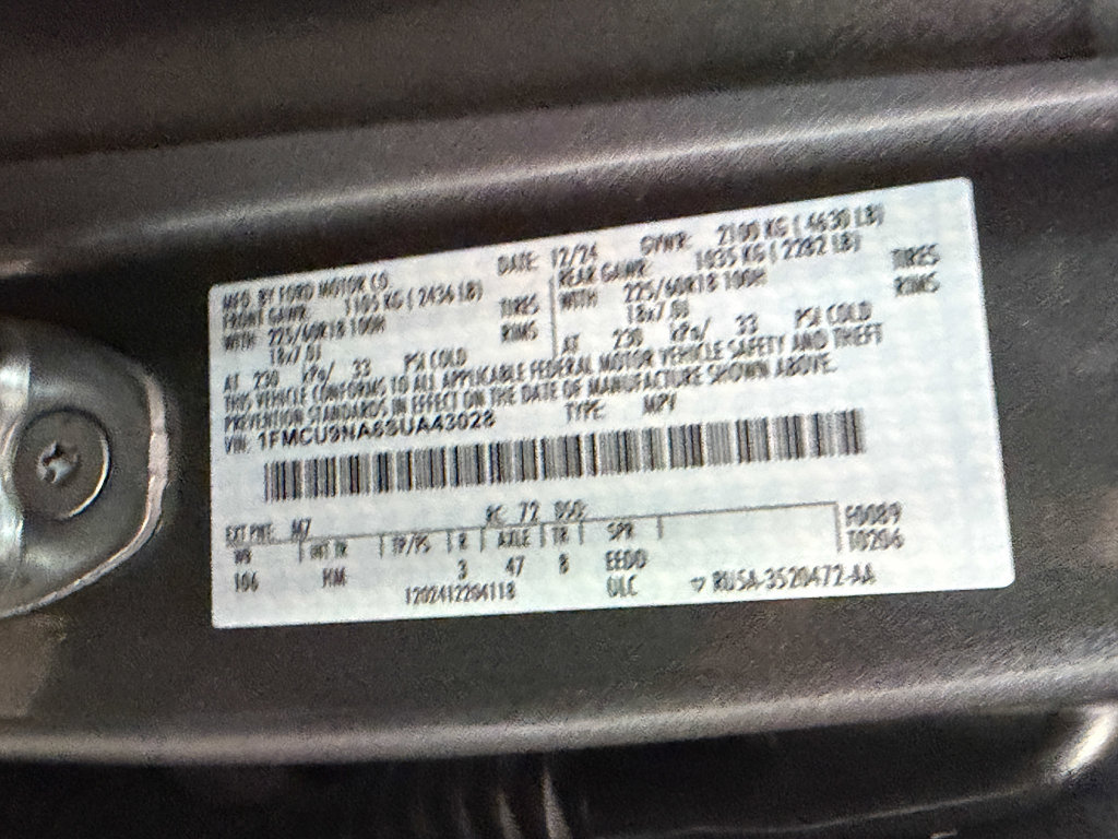 Used 2025 Ford Escape ST-Line Select AWD/4WD image 54