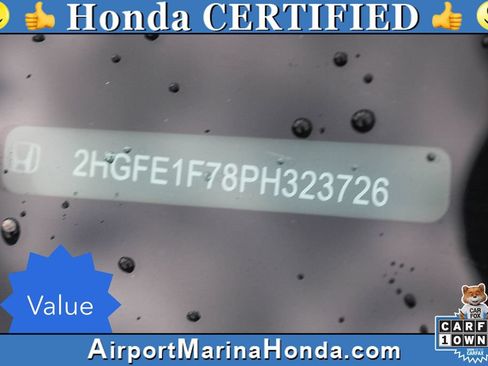 Certified 2023 Honda Civic EX image 29