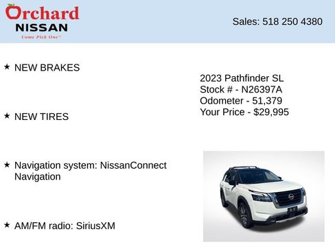 Used 2023 Nissan Pathfinder SL AWD/4WD image 7