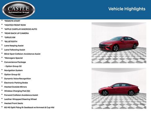 Used 2024 Hyundai Elantra SEL w/ Convenience Package FWD image 3