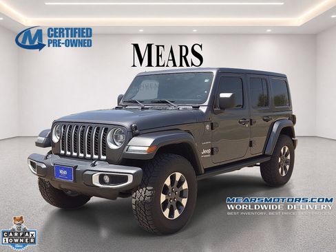 Used 2021 Jeep Wrangler Unlimited Sahara AWD/4WD image 1