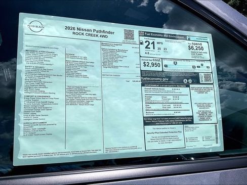New 2026 Nissan Pathfinder Rock Creek w/ Rock Creek Premium Package AWD/4WD image 12