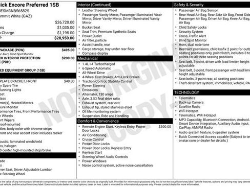 Used 2022 Buick Encore Preferred w/ Safety Package AWD/4WD image 11