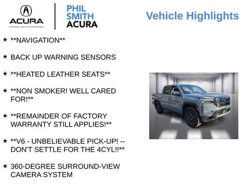 Used 2023 Nissan Frontier Pro-X w/ Pro-X Premium Package image 4