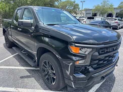 Used 2023 Chevrolet Silverado 1500 Custom w/ LPO, Dark Essentials Package RWD image 3