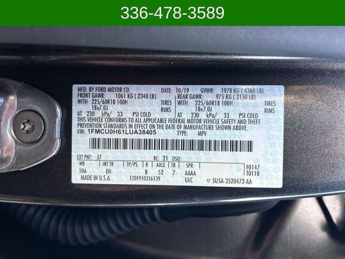 Used 2020 Ford Escape SEL image 28