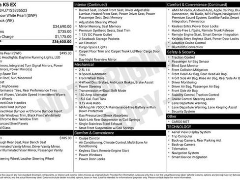 Used 2025 Kia K5 EX image 15