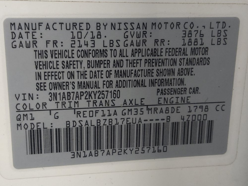 Used 2019 Nissan Sentra S FWD image 33