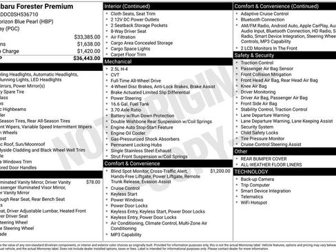 Certified 2025 Subaru Forester Premium image 6